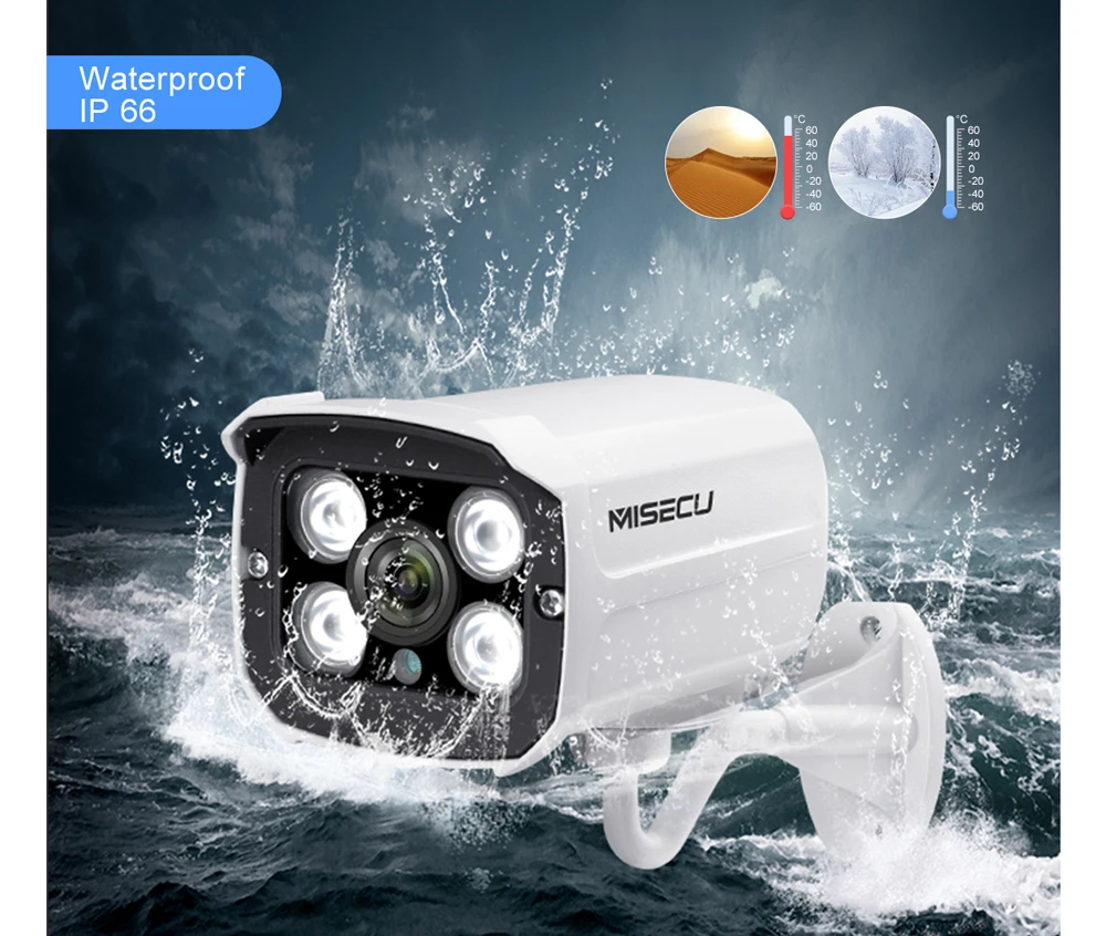 MISECU 4CH 1080 P Сеть POE NVR комплект аудио запись 2.0MP IP камера наружная Водонепроницаемая