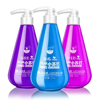 

Whitening Toothpaste Fresh Breath Stain Remover Baking Soda Toothpaste 310g Natural Fruity Flavor Prevent Tooth Decay Cleaning