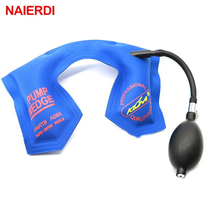 Blue KLOM PUMP WEDGE LOCKSMITH TOOLS U Shape Size Auto Air Wedge Airbag