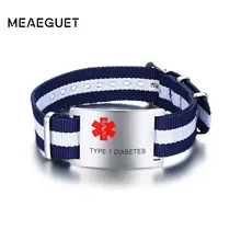 Мужской медицинский disabects ID браслет 26 мм ширина персонализированный текст регулируемый слайд эпилепсия напоминают Мужские аксессуары гравировка