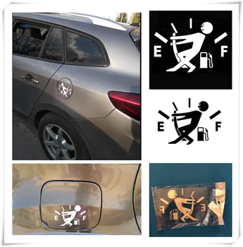 

10CM * 14CM car styling fuel tank cap logo sticker decal funny for Toyota FJ Cruiser RAV4 CROWN REIZ PRIUS COROLLA