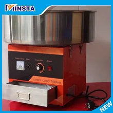 220 В 1030 Вт электрическая промышленная машина для изготовления ватных нитей для конфет, машина для изготовления ватных конфет с крышкой