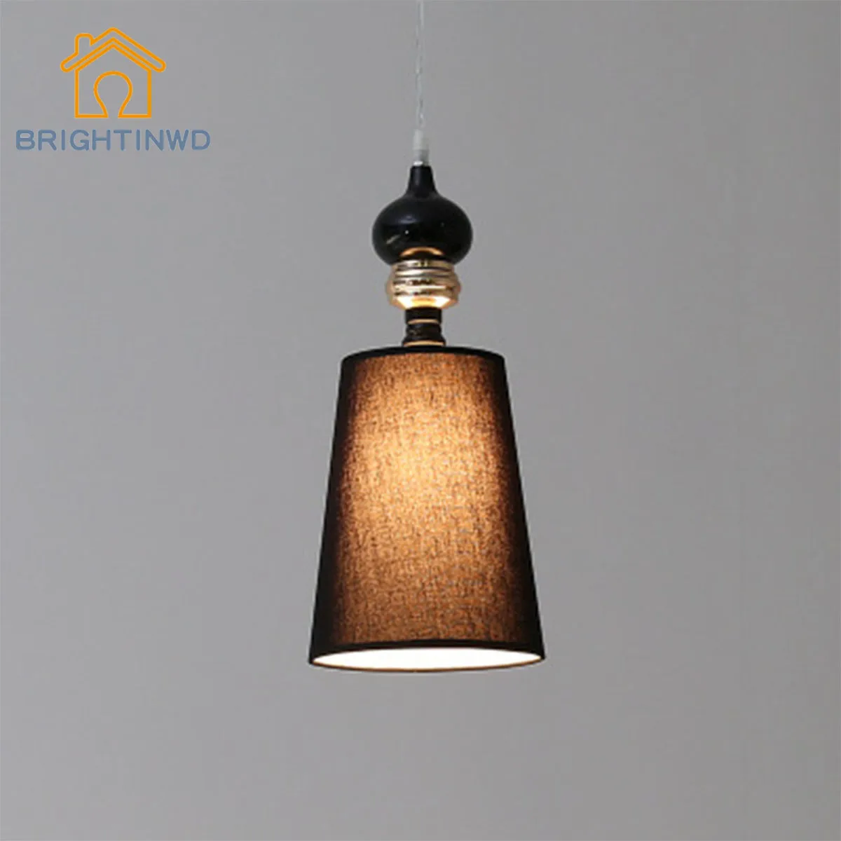 

Modern European Chandelier Simple Paint Living Room Decoration Home Bedroom Lighting Single Head Line Chandelier