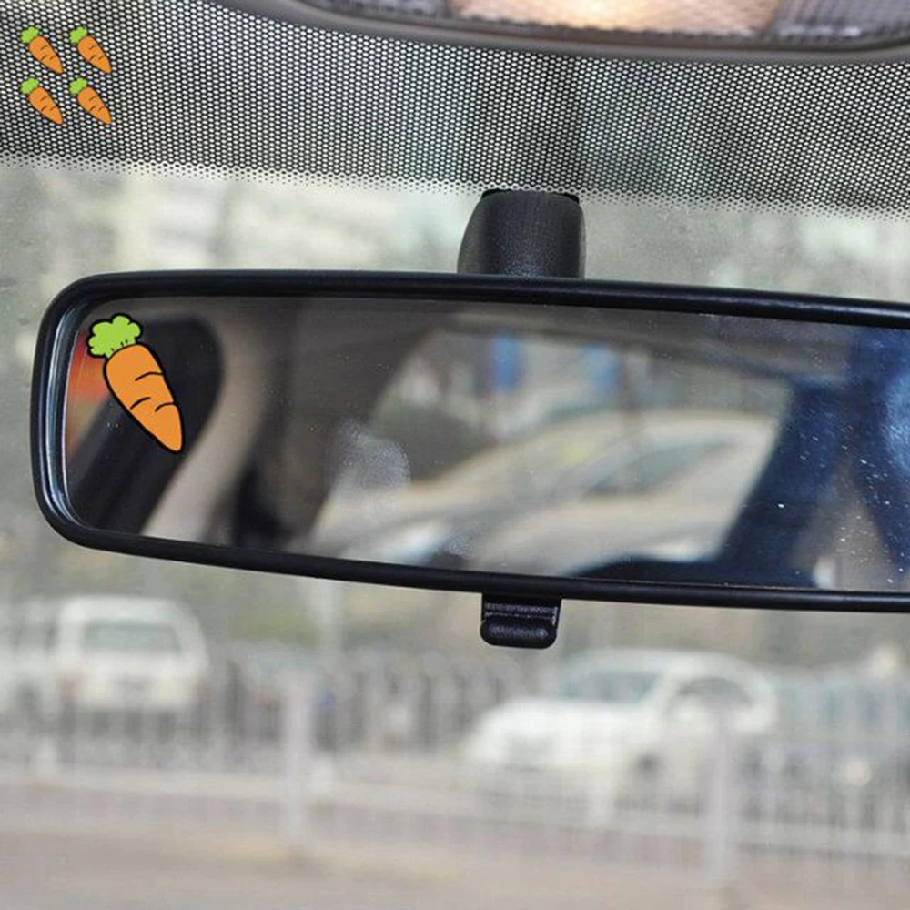 

Aliauto 4 x Carrot Funny cartoon scratches stickers Cute Decal For Volkswagen Ford bmw Opel Renault Peugeot 307 Kia Toyota Golf