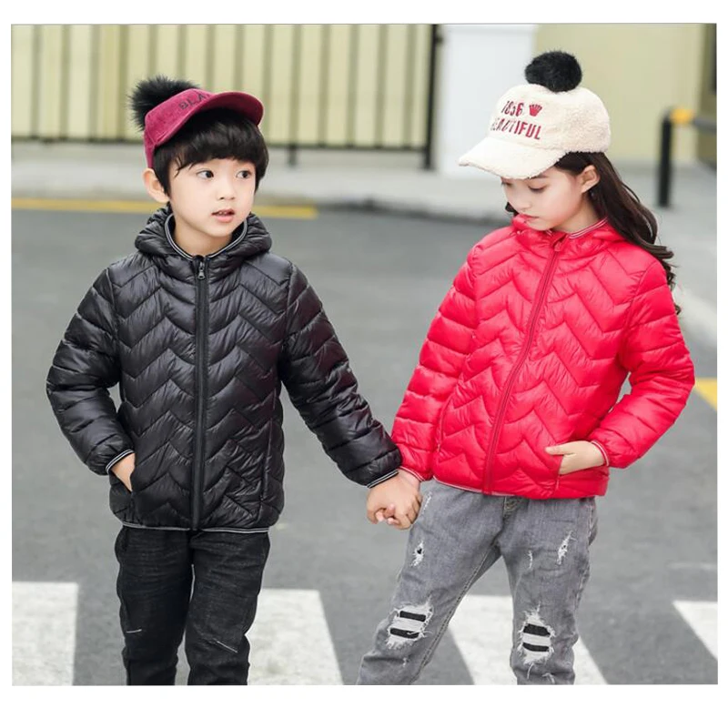 

Children's Down Jacket For Girl Boys Autumn Winter Girls Lightweight Jacket Kids Boys Jacket Children Coat Kids Down Park