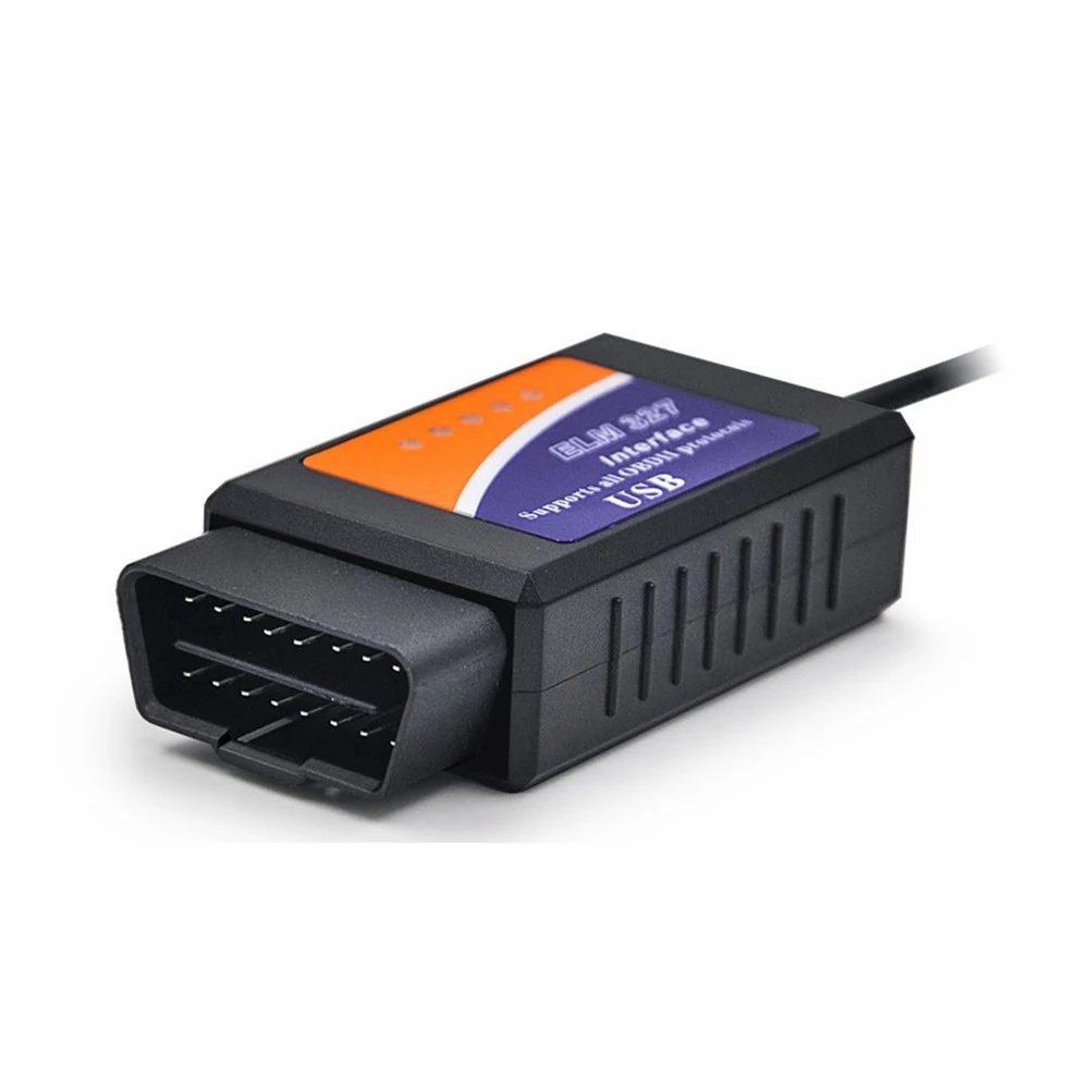 ELM327 USB OBD2 FTDI FT232RL чип сканер OBD II автомобильного сиденья для ПК жнвлп 327 V1.5 ODB2 Диагностика интерфейса инструмент ELM 327 USB V 1,5