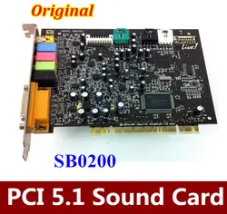 3 шт./лот Бесплатная доставка для Creative SoundBLASTER LIVE 5,1 Surround звуковая карта PCI SB0200