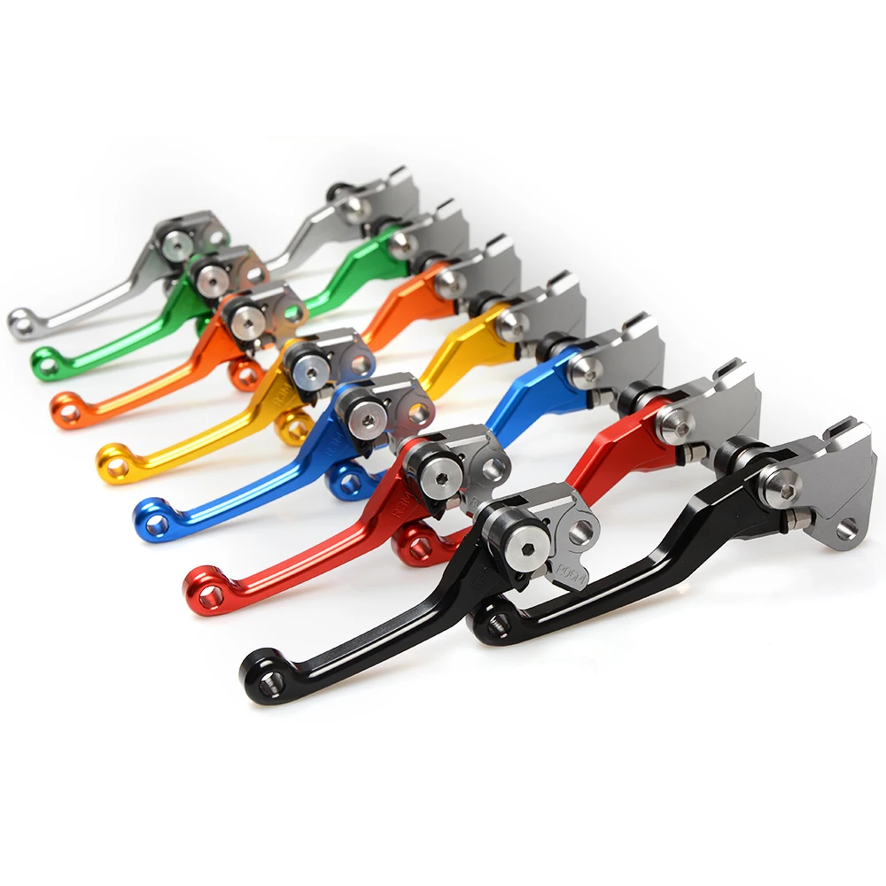 Motorcycle Accessories Aluminum Gold CNC Pivot Brake Clutch Levers for