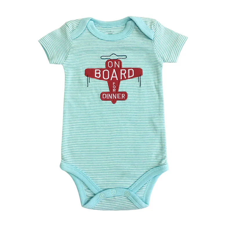 Хлопковый детский комбинезон, комбинезон для малышей боди с короткими рукавами летний комплект одежды для новорожденных мальчиков и девочек 3-24 месяцев
