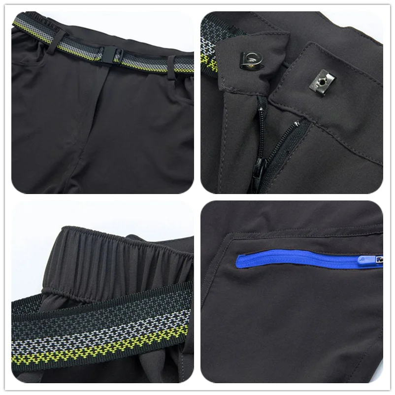 Weitu mujeres deportes al aire libre de secado rápido verano Softshell Pantalones impermeable trekking senderismo escalada camping mujer Pantalones