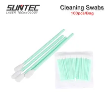 Special Offers Suntec High quality 100pcs/ pack non-woven cotton laser cleaning swabs for fiber laser protective mirrirs/windows Precitec/WSX