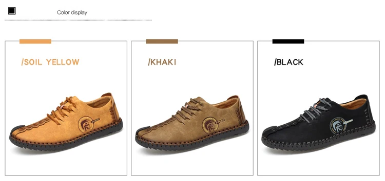 Men Casual Shoes Leather Soft Leisure Mens Loafers Adults Breathable Footwear