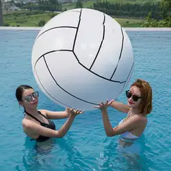 80 см надувной пляжный мяч Волейбол надувной детский бассейн игра игрушечный надувной мяч для детей Взрослые водные игры Водяные Шарики