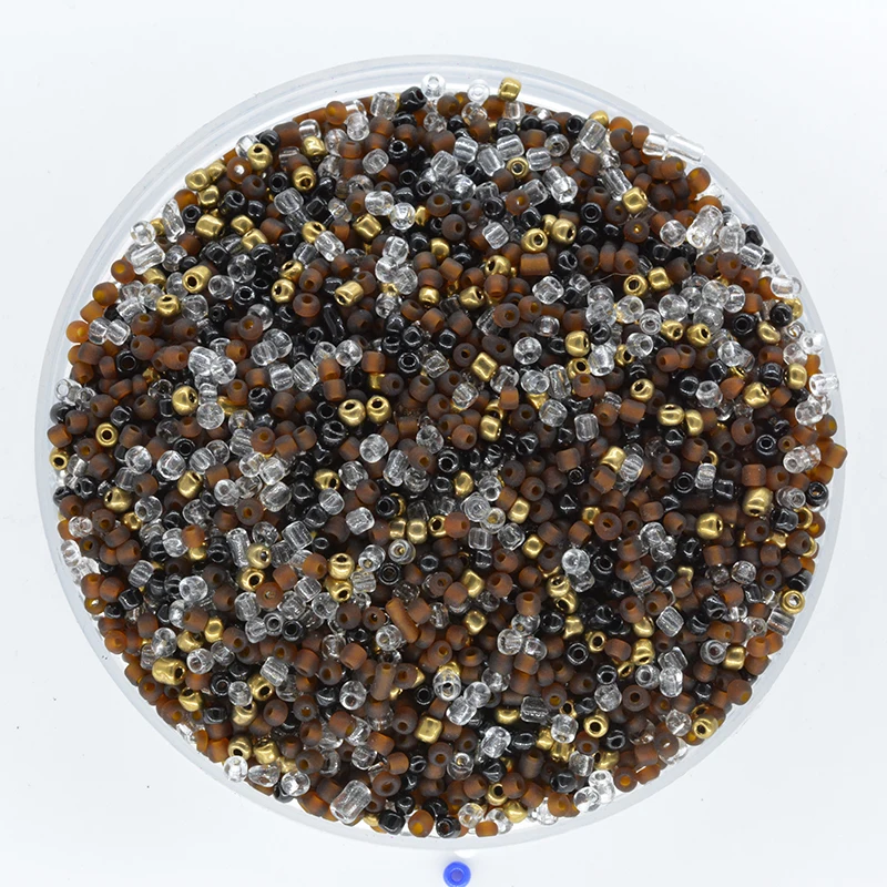 

Mixed colors 2mm 1000pcs F005 SILVER LINED Crystal Glass Spacer beads, Czech Seed Tube Beads For Jewelry Handmade DIY