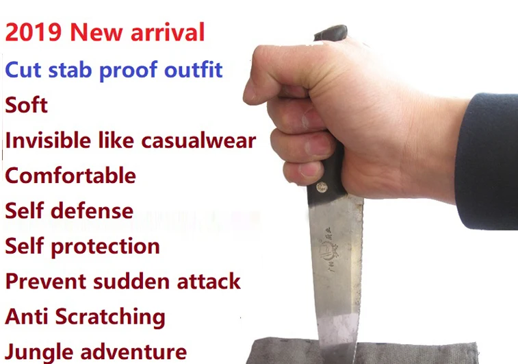 Selfdefense Anti-Cutting Stab Personal Hack из искусственной кожи мужская куртка Скрытая Тактическая Военная полиция безопасность порезанная одежда