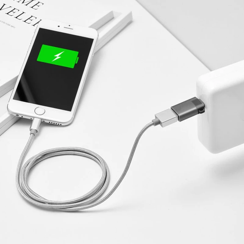 USB-C USB 3,1 type C Мужской к USB 3,0 Женский адаптер конвертер с анти-потеря брелок для samsung Galaxy S8 S9 huawei P20 LG