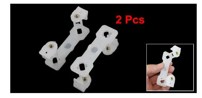 

2 Pcs White Plastic Repairing Parts Support for Makita 4510 Sander