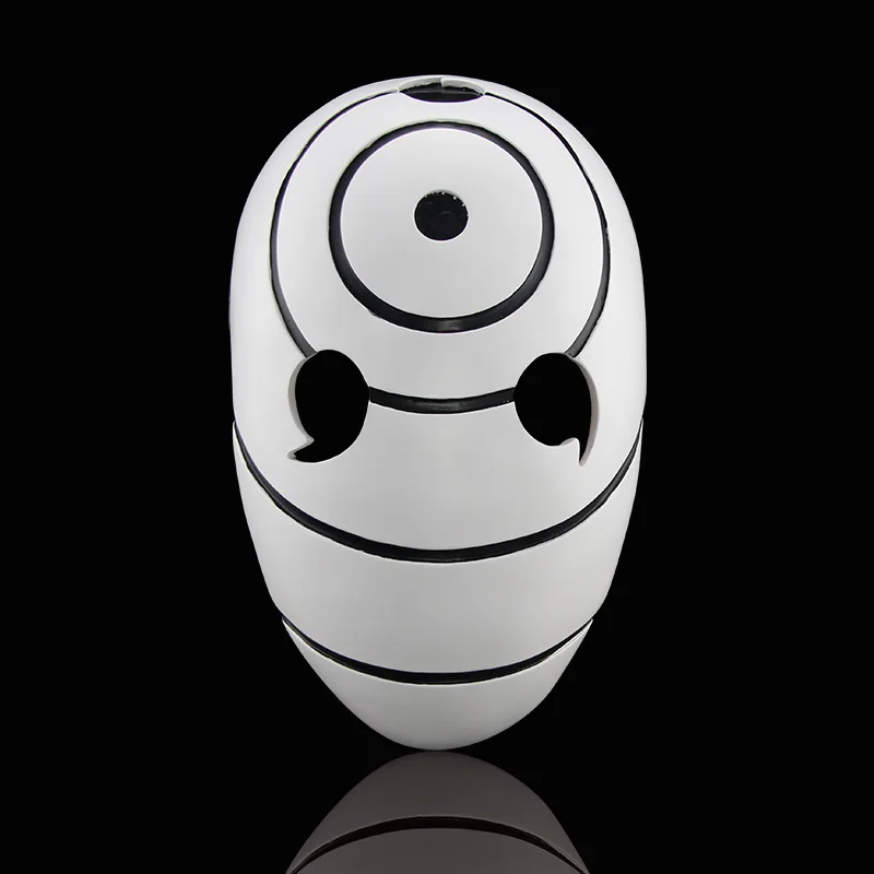 Японская Маска Наруто из мультфильма Tobi Obito Naruto ниндзя Акацуки Madara Uchiha косплей