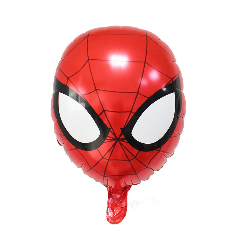 4 шт./лот 35*25 см мультфильм Халк Мстители фольгированный надувной шар воздушный шар из фольги для Свадьбы Дети День рождения украшения - Цвет: Spiderman