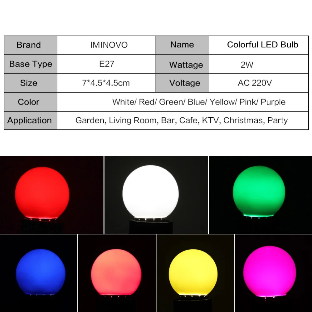 Светодиодная лампа bollilles E27 цветная лампада RGB светодиодный светильник SMD 2835 флеш