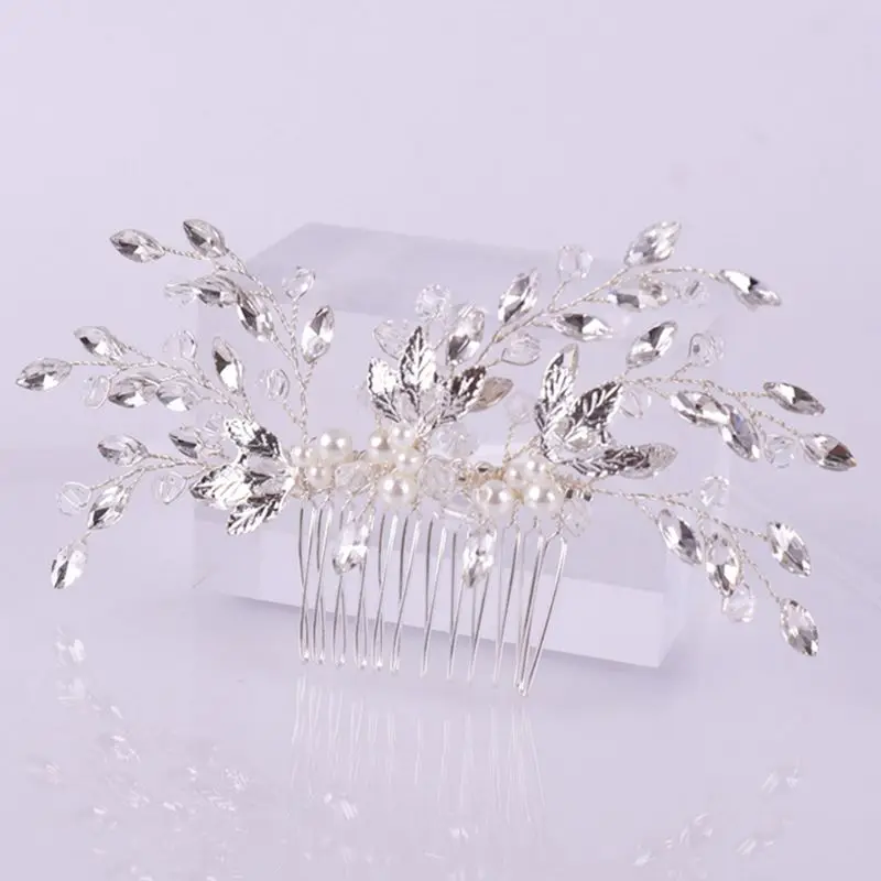 

Hair Comb Wedding Bride Crystal Headwear Hot Sale Bridal Jewelry Women Fashion Luxury Elegant Hairpins Decoration