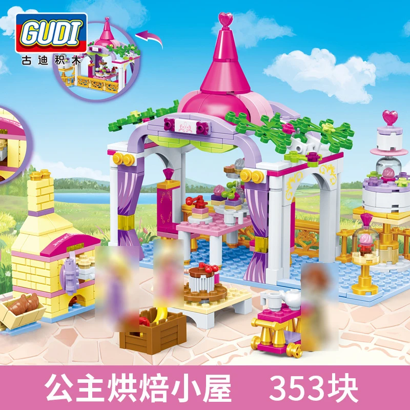 

NEW Friends series Princess Baking Workshop building blocks Educational toy gift for children compatible girls