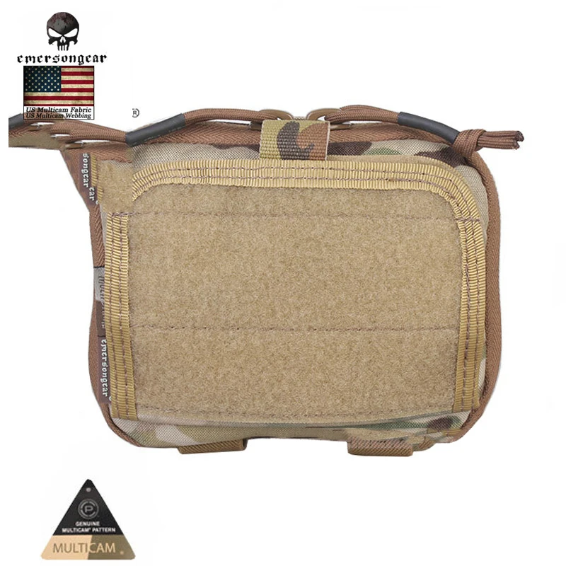 Emersongear Tactical Pouch ADMIN Multi-purpose Map Bag Military Army MOLLE Combat Gear EM8506C MC Genuine Multicam Fabric admin