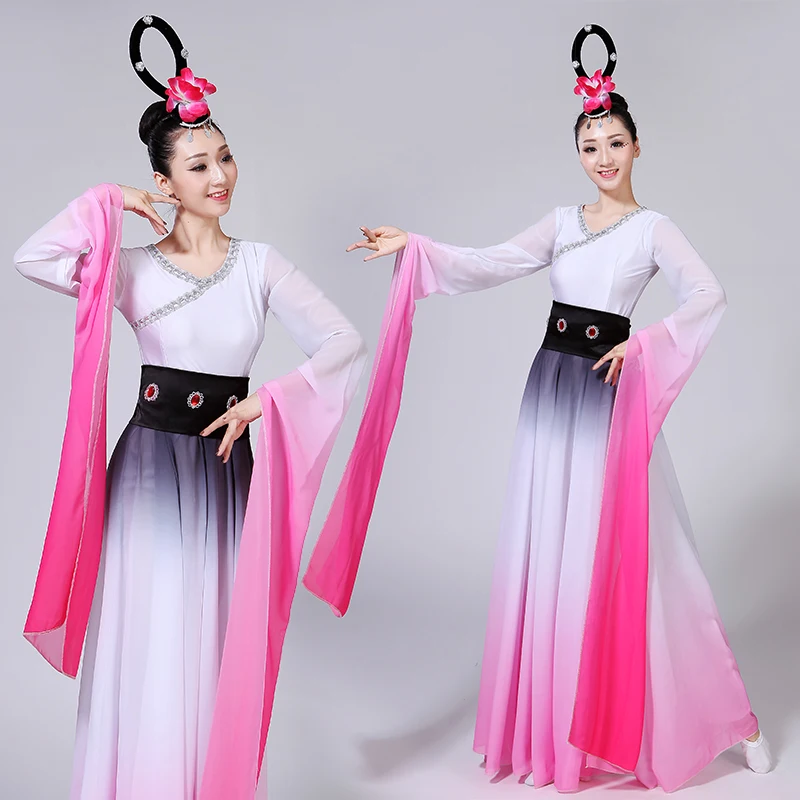 2019 New Water Sleeve Dance Costume Female Elegant Classical Dance