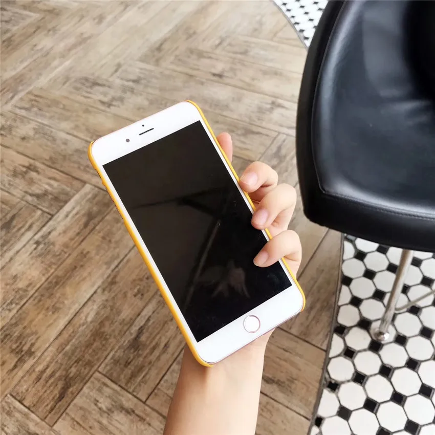 STROLLIFE мультфильм Кактус чехол для телефона iPhone 8 плюс 6 S 7 Жесткий Ультра hin желтый