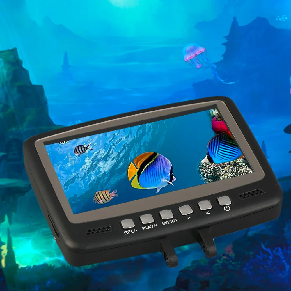 

7HB-DVR Fish Finder Video Underwater Fishing Camera 4.3" Monitor Night Vision 15m