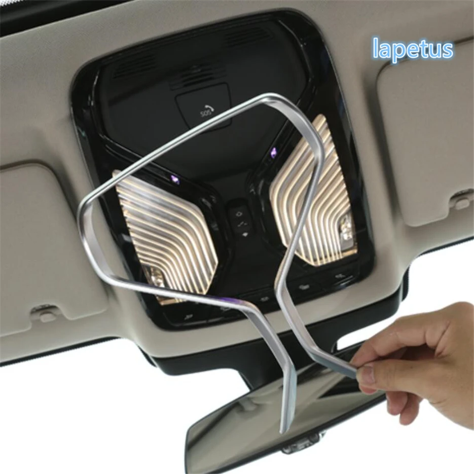 

Lapetus Upper Roof Reading Lights Lamp Decoration Frame Cover Trim 1 Piece ABS Fit For BMW X3 G01 2018 2019