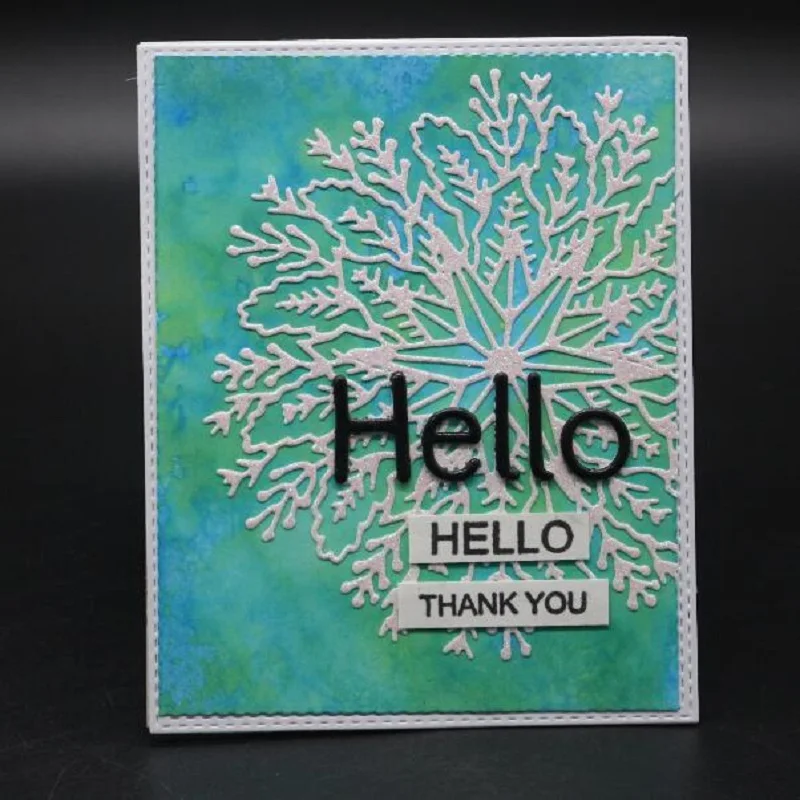

Glita Creatif snowflake die cuts for card making albulm photo scrapbooking card making dies decorative new embossing stencil