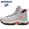 BONA New Popular Style Women Hiking Shoes Outdoor Explore Multi-Fundtion Walking Sneakers Wear-Resistance Sport Shoes For Women ► Photo 1/6