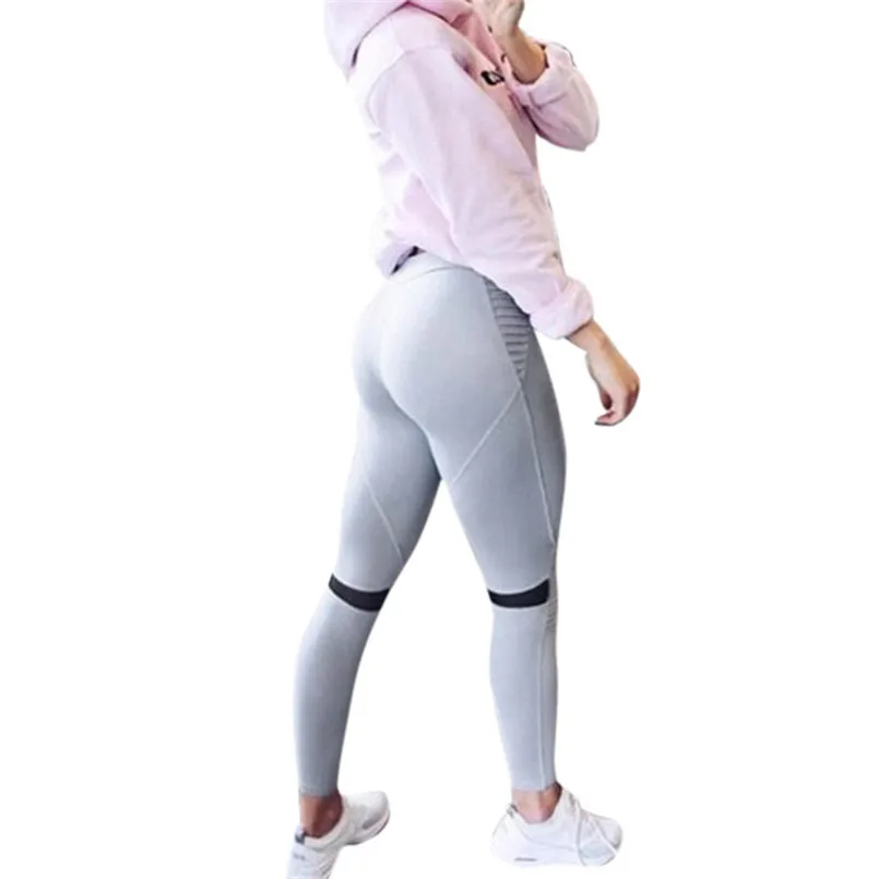 

Women's Fashion Yoga Pants Workout Leggings Fitness Sports Gym Running Yoga Athletic Pants Elastic High Waist Leggings Stretch