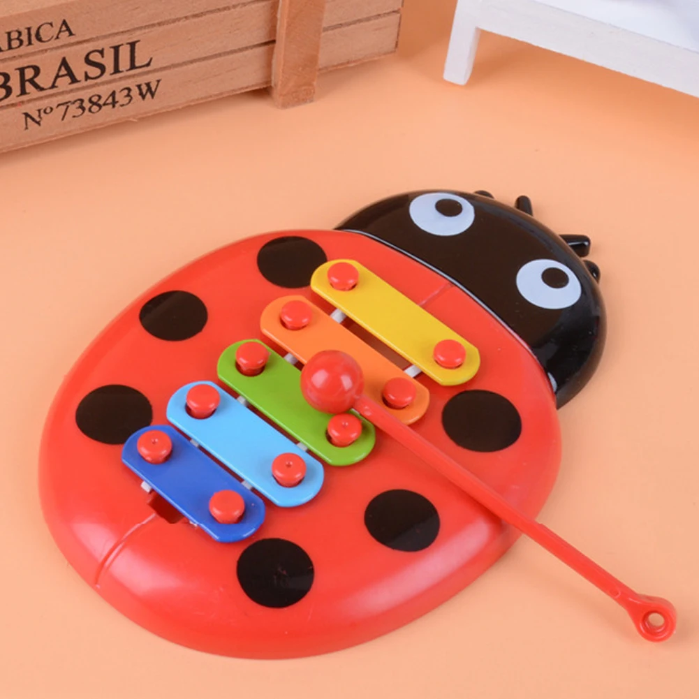 Baby insect hands knock piano xylophone plastic band instruments percussion band instruments early music Random Color