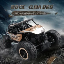 Лидер продаж Электрический rc автомобиль Q-15 1/14 2.4 ГГц 4WD 4×4 вождения рок-гусеничный Дистанционное управление автомобиля внедорожных автомобилей RC Monster Truck для детей