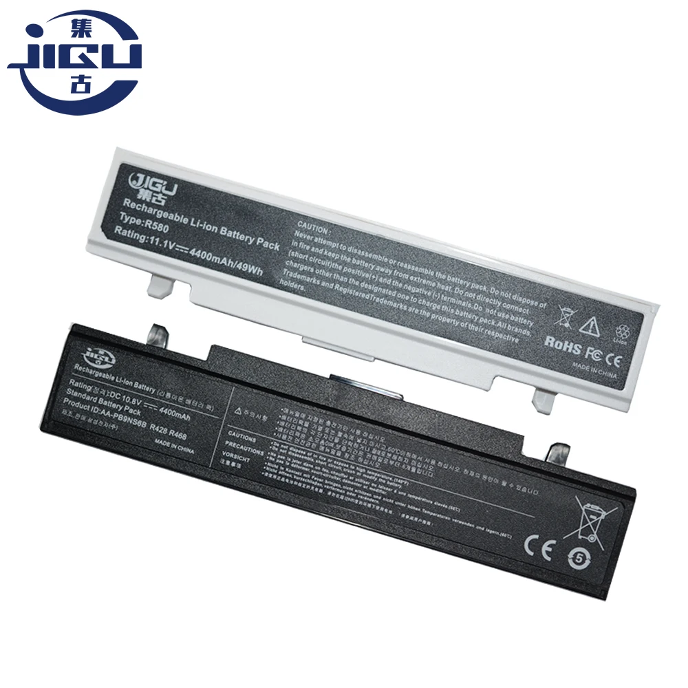 JIGU 6 Cells Black Laptop Notebook Battery R428 R430 NP300E NP-Q470 AA-PB9NC6B AA-PB9NC6W 300E4A-A02 NP-300V AA-PB9NS6B