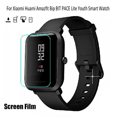 2 шт нано Полное покрытие экрана протектор для Xiaomi Huami Amazfit Bip бит PACE Lite Смарт-часы защитная пленка(не стекло