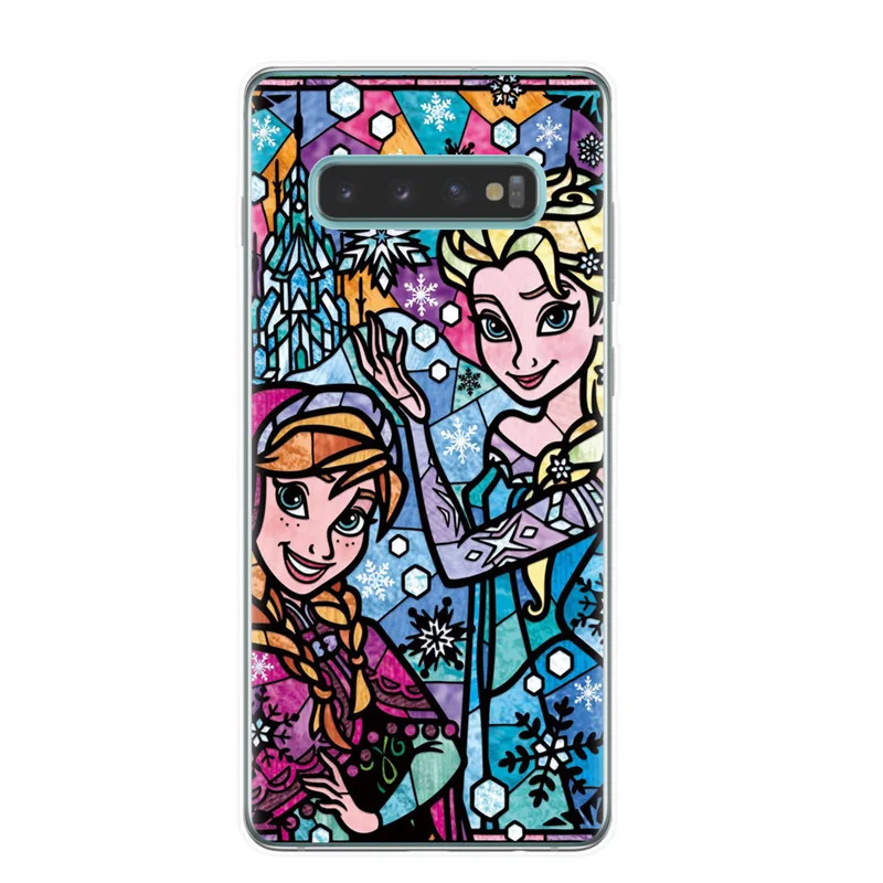 Роскошный мягкий чехол для телефона с рисунком Русалочки Белоснежки Samsung Galaxy S6 S7