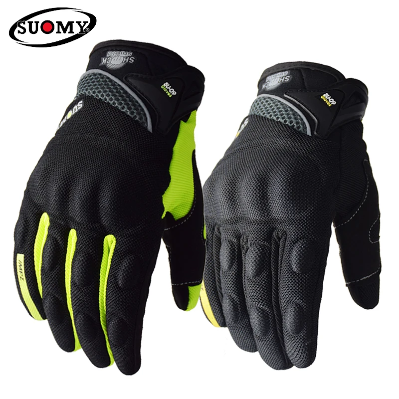 

SUOMY Breathable Motorcycle Gloves Touch Screen Men Women Motorbike Gloves Knight Bike Racing Sport Luva Motociclista Gants Moto