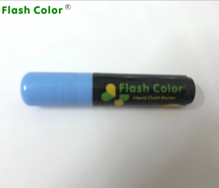 Flashcolor красочный 10 мм хайлайтер флуоресцентный влажные Жидкий Мел неоновый маркер синий 1 шт