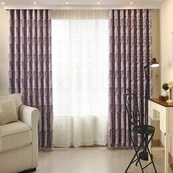 

Living Room Curtains Modern Window Treatment Drapes Blackout Blinds Panels Curtain for Bedroom Jacquard Living Room Curtain