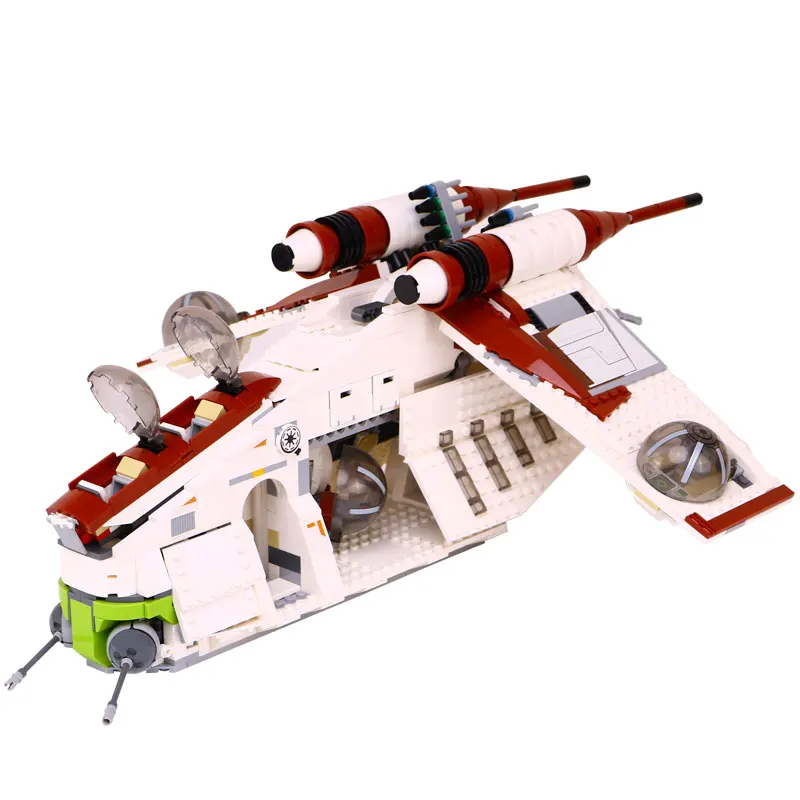 

StarWars 05041 1175pcs plan Building Blocks Bricks set Coruscant Police Gunship Compatible LegoINGlys 75021 for Christmas Gift