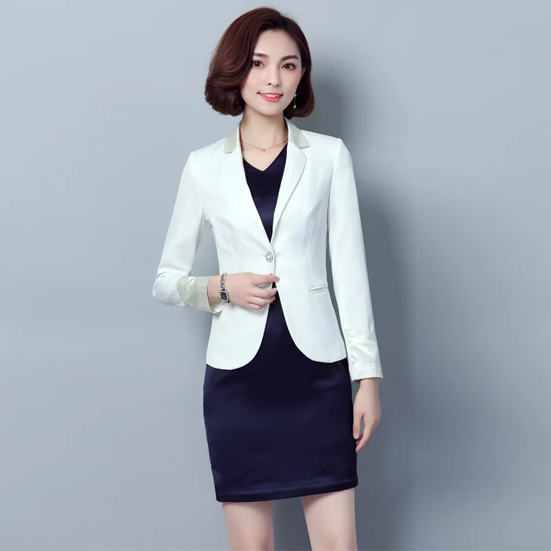 YAUAMDB костюмы для женщин 2018 Весна polyester полиэстер Женский блейзер комплект одежды