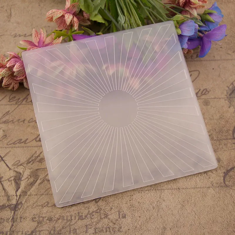 

KLJUYP Embossing folders Plastic Embossing Folder For Scrapbooking DIY Photo Album Card 143
