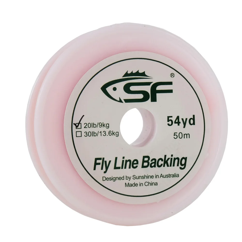 

SF Braided Fly Fishing Trout Line Backing Line 20LB 50m/54yds Orange