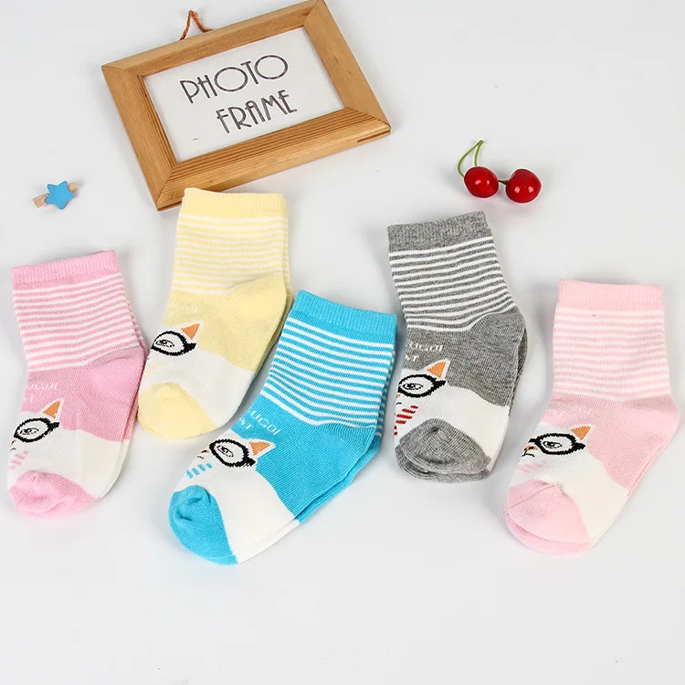 5pairs Baby Boys Girls Socks Striped Cotton Toddler Socks 1-12 Years Short Children Sock Kid Sneaker Socks Baby Stuff Chaussette