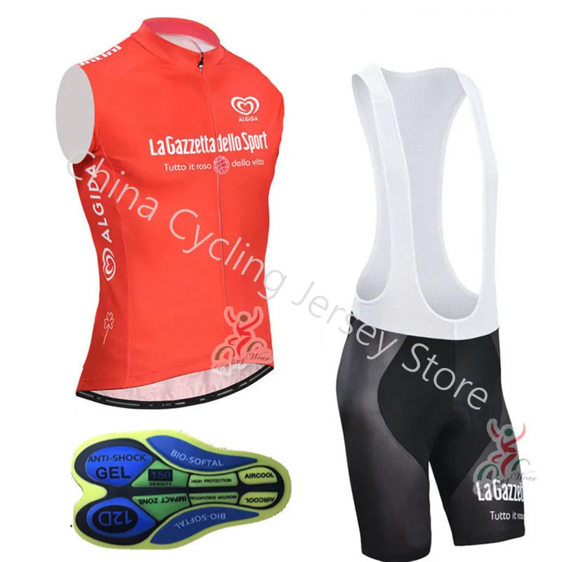جولة دي إيطاليا للدراجات سترات أكمام تنفس الرجال صدرية الدراجات MTB سباق دراجة الجبلية الملابس روبا Ciclismo A10