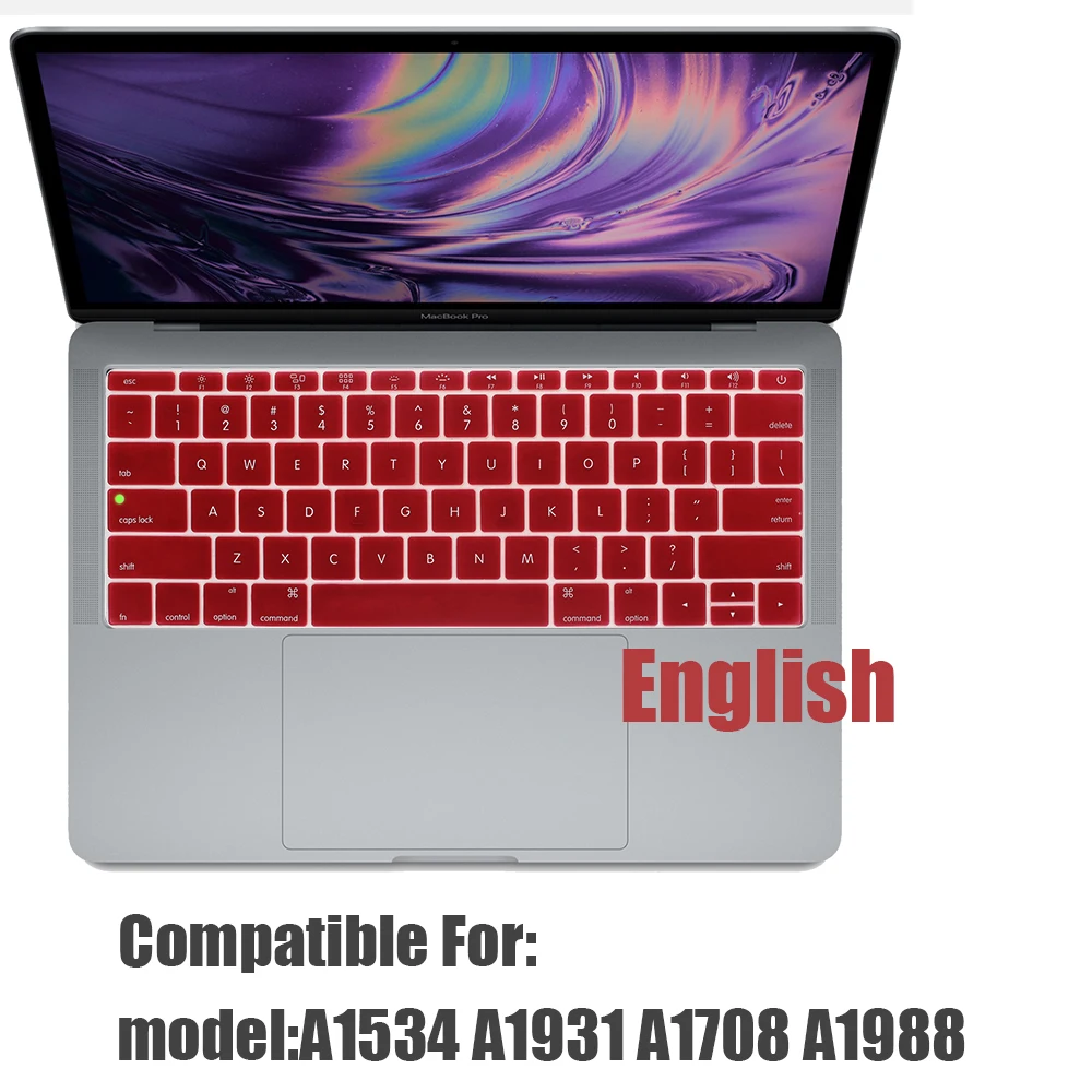 laptop keyboard cover For macbook12 keyboard stickers pro 13 laptop accessories A1534 A1931 A1708 A1988 For mac skin
