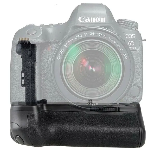 Camera Vertical Battery Grip for Canon 6D Mark II 6D2 DSLR Battery Handle Replacement BG E13